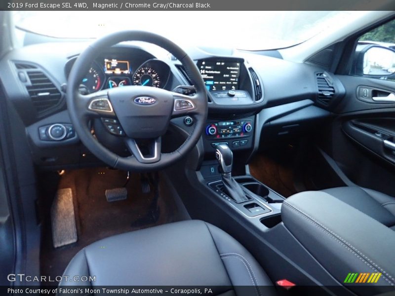 Magnetic / Chromite Gray/Charcoal Black 2019 Ford Escape SEL 4WD