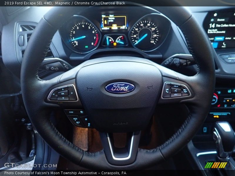 Magnetic / Chromite Gray/Charcoal Black 2019 Ford Escape SEL 4WD