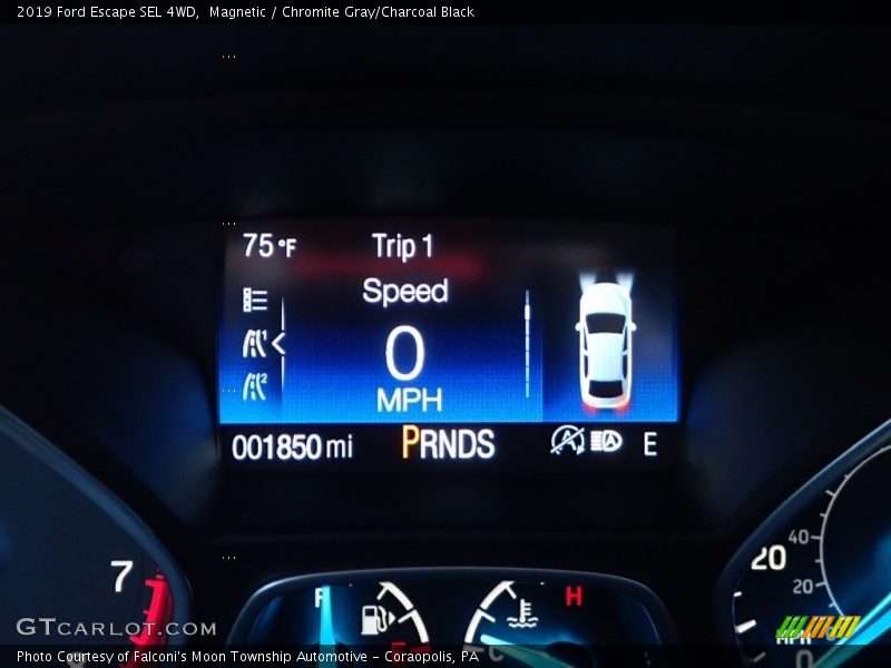 Magnetic / Chromite Gray/Charcoal Black 2019 Ford Escape SEL 4WD