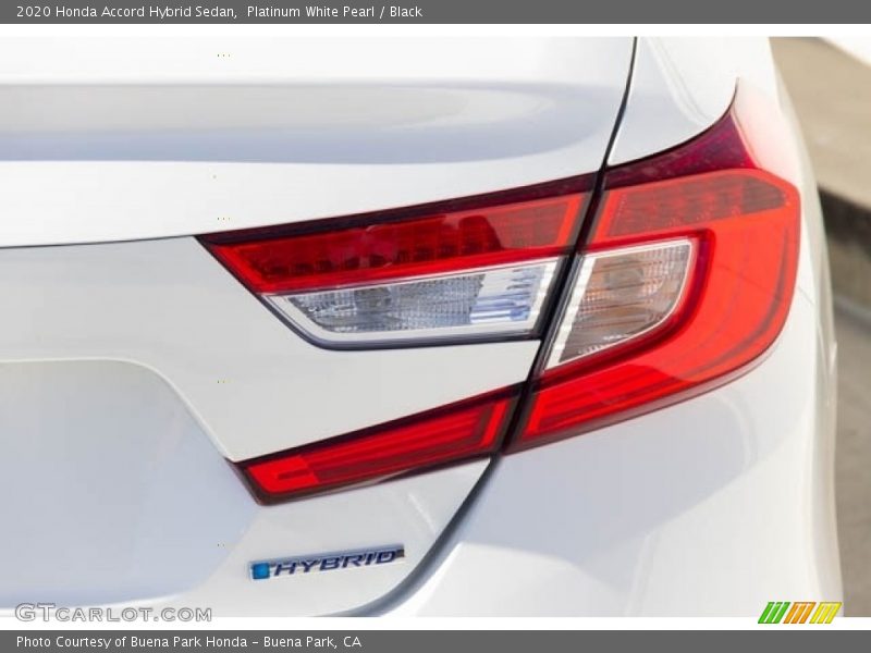Platinum White Pearl / Black 2020 Honda Accord Hybrid Sedan