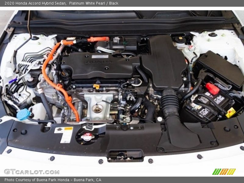 Platinum White Pearl / Black 2020 Honda Accord Hybrid Sedan