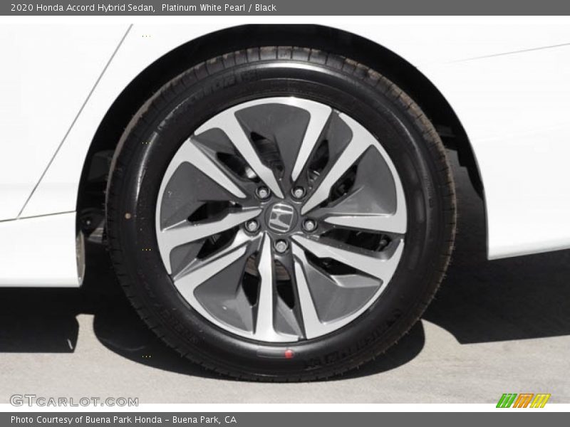 Platinum White Pearl / Black 2020 Honda Accord Hybrid Sedan