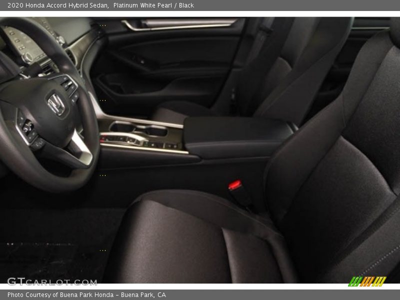 Platinum White Pearl / Black 2020 Honda Accord Hybrid Sedan