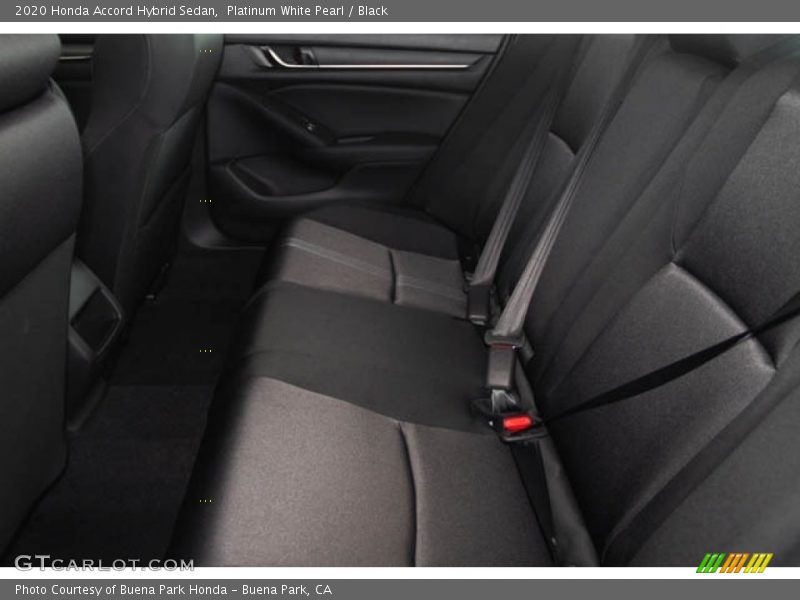 Platinum White Pearl / Black 2020 Honda Accord Hybrid Sedan