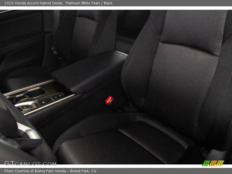 Platinum White Pearl / Black 2020 Honda Accord Hybrid Sedan