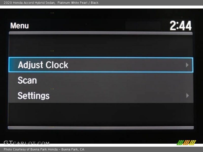 Platinum White Pearl / Black 2020 Honda Accord Hybrid Sedan