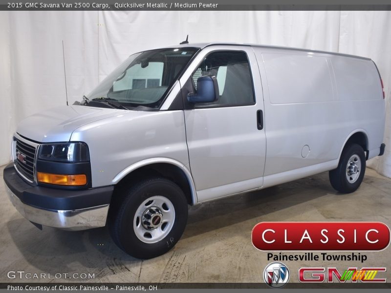 Quicksilver Metallic / Medium Pewter 2015 GMC Savana Van 2500 Cargo