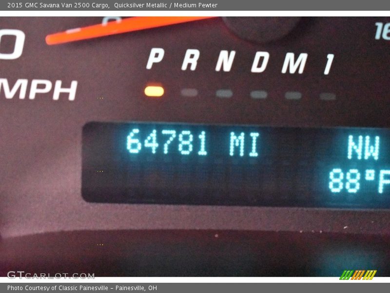 Quicksilver Metallic / Medium Pewter 2015 GMC Savana Van 2500 Cargo