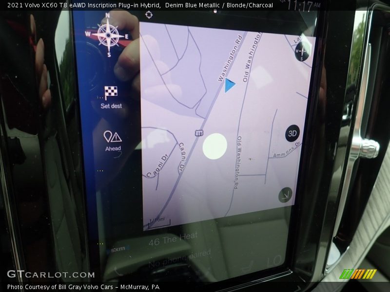 Navigation of 2021 XC60 T8 eAWD Inscription Plug-in Hybrid