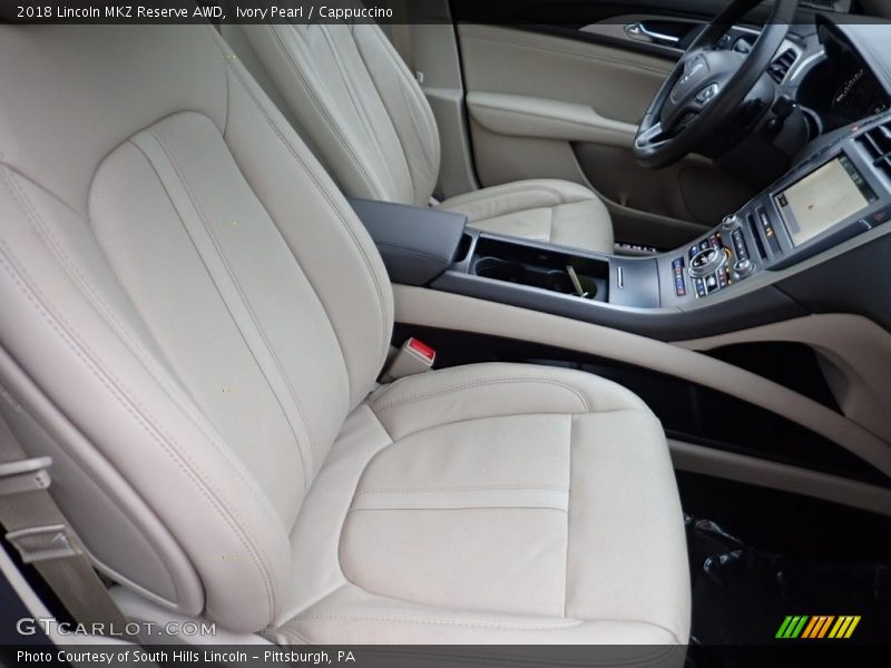 Ivory Pearl / Cappuccino 2018 Lincoln MKZ Reserve AWD