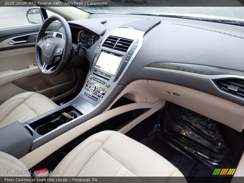 Ivory Pearl / Cappuccino 2018 Lincoln MKZ Reserve AWD
