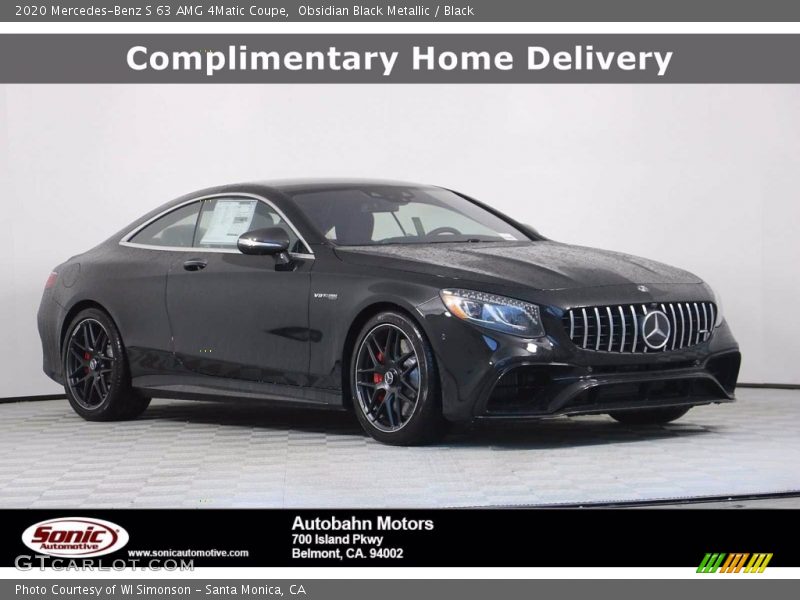 Obsidian Black Metallic / Black 2020 Mercedes-Benz S 63 AMG 4Matic Coupe
