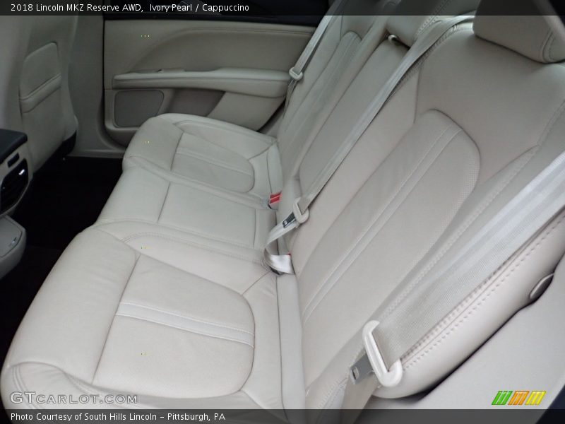 Ivory Pearl / Cappuccino 2018 Lincoln MKZ Reserve AWD