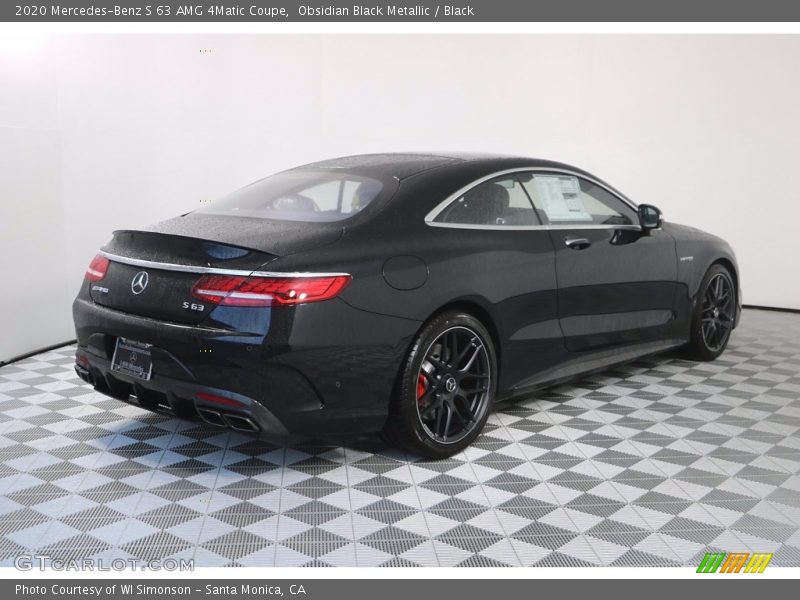 Obsidian Black Metallic / Black 2020 Mercedes-Benz S 63 AMG 4Matic Coupe