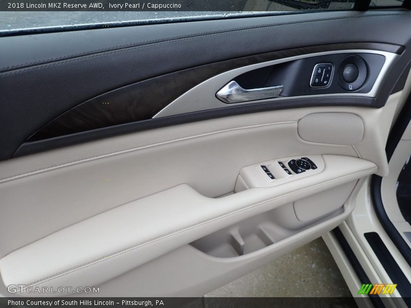 Ivory Pearl / Cappuccino 2018 Lincoln MKZ Reserve AWD
