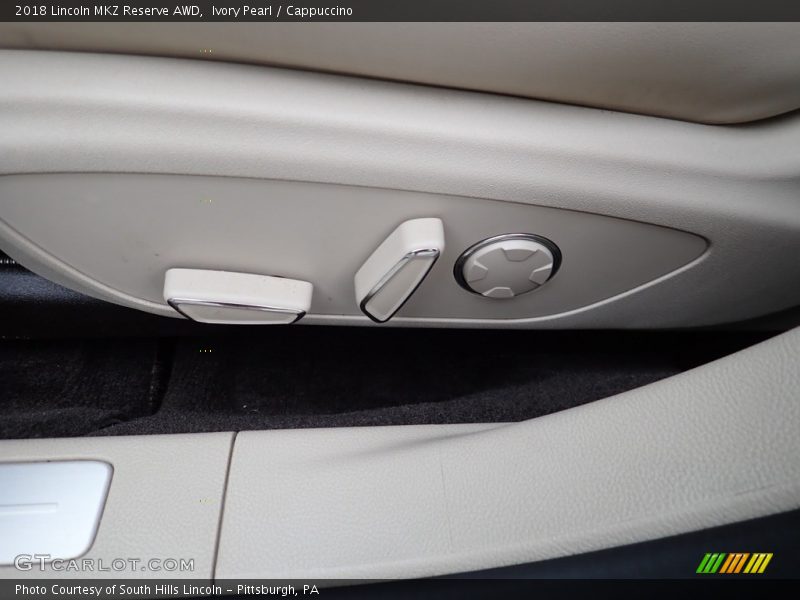 Ivory Pearl / Cappuccino 2018 Lincoln MKZ Reserve AWD