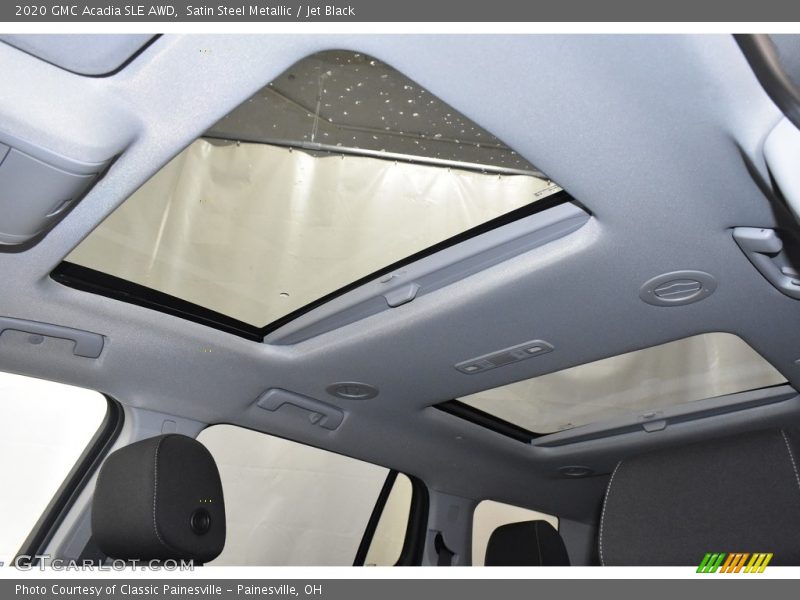 Satin Steel Metallic / Jet Black 2020 GMC Acadia SLE AWD