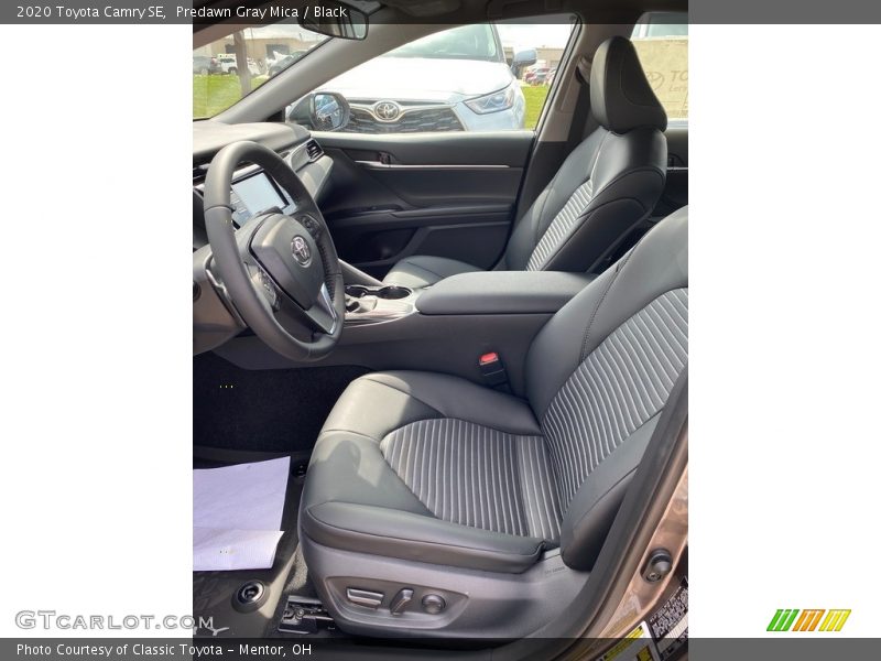 Predawn Gray Mica / Black 2020 Toyota Camry SE