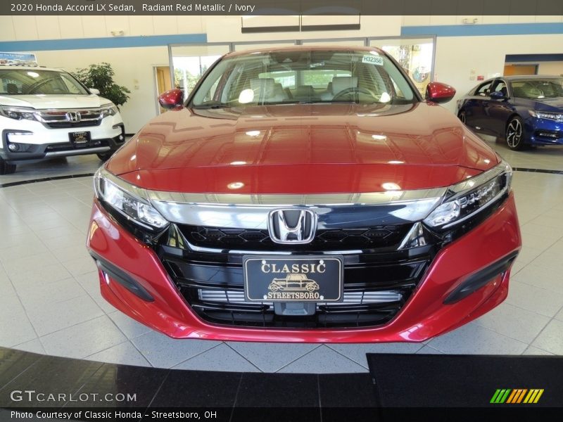 Radiant Red Metallic / Ivory 2020 Honda Accord LX Sedan