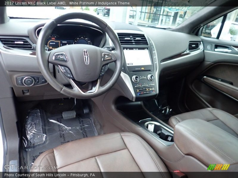 Front Seat of 2017 MKC Black Label AWD