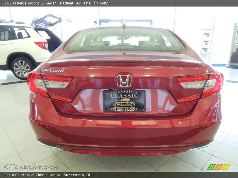 Radiant Red Metallic / Ivory 2020 Honda Accord LX Sedan