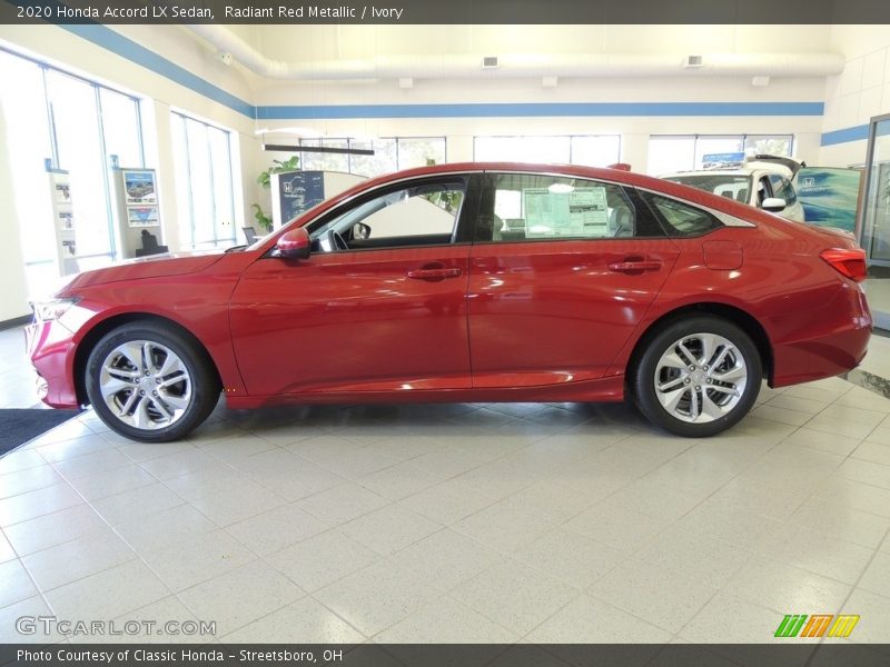 Radiant Red Metallic / Ivory 2020 Honda Accord LX Sedan