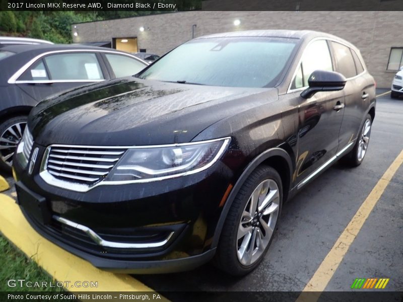 Diamond Black / Ebony 2017 Lincoln MKX Reserve AWD