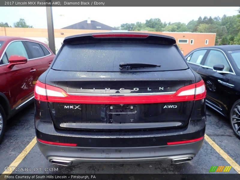 Diamond Black / Ebony 2017 Lincoln MKX Reserve AWD