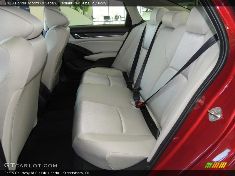 Rear Seat of 2020 Accord LX Sedan