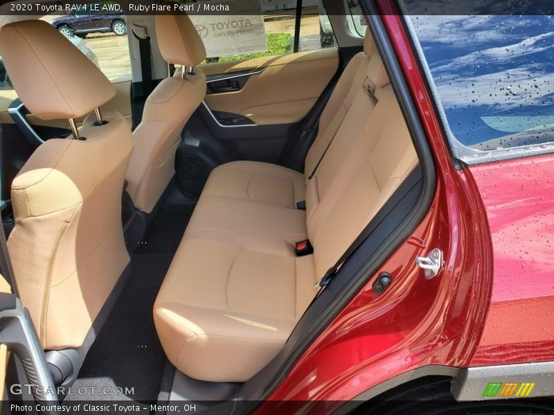 Ruby Flare Pearl / Mocha 2020 Toyota RAV4 LE AWD