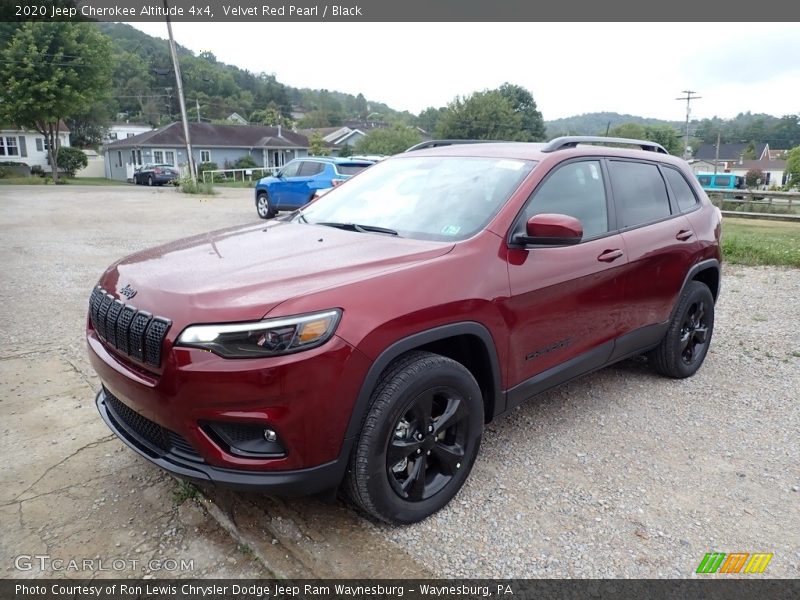 Velvet Red Pearl / Black 2020 Jeep Cherokee Altitude 4x4