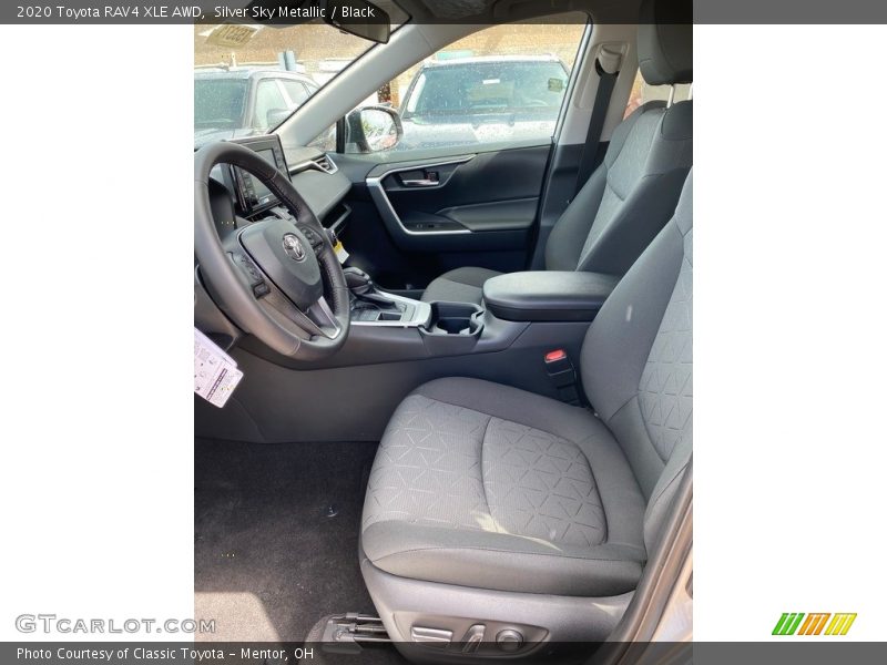 Silver Sky Metallic / Black 2020 Toyota RAV4 XLE AWD