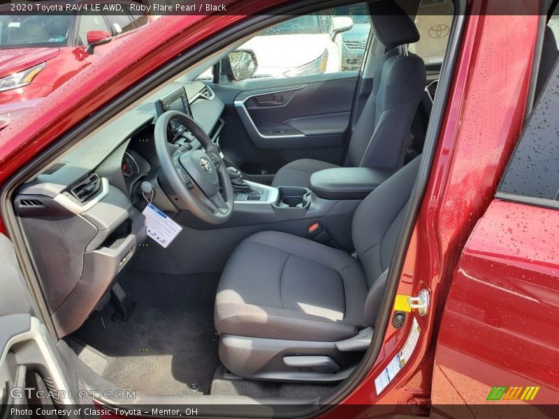 Ruby Flare Pearl / Black 2020 Toyota RAV4 LE AWD