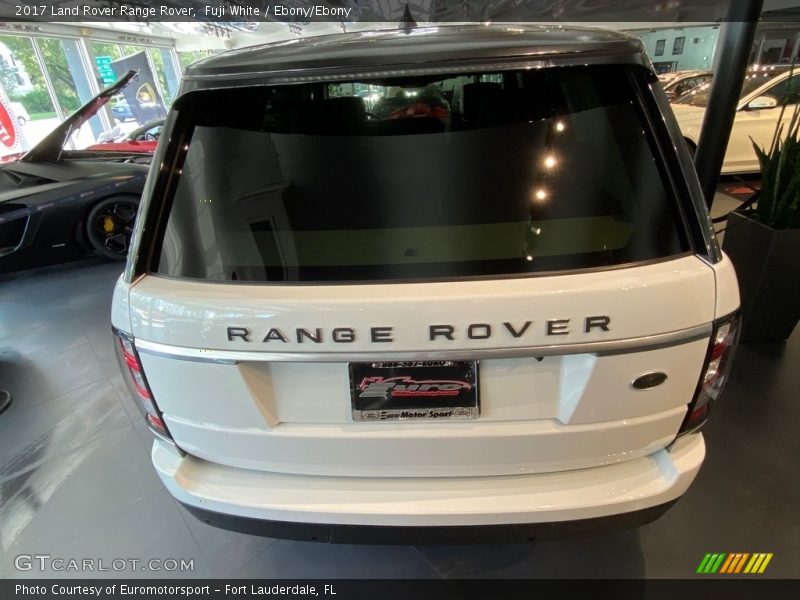 Fuji White / Ebony/Ebony 2017 Land Rover Range Rover