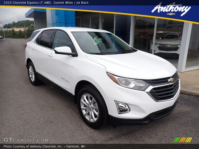 Summit White / Jet Black 2020 Chevrolet Equinox LT AWD