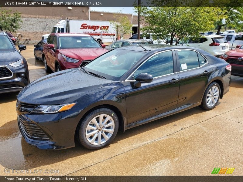 Midnight Black Metallic / Black 2020 Toyota Camry LE