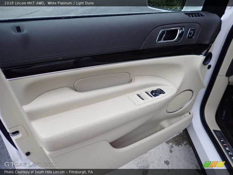 White Platinum / Light Dune 2018 Lincoln MKT AWD