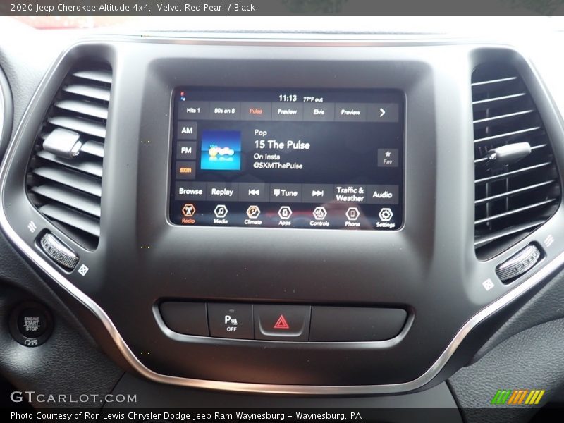Velvet Red Pearl / Black 2020 Jeep Cherokee Altitude 4x4
