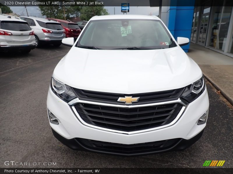 Summit White / Jet Black 2020 Chevrolet Equinox LT AWD