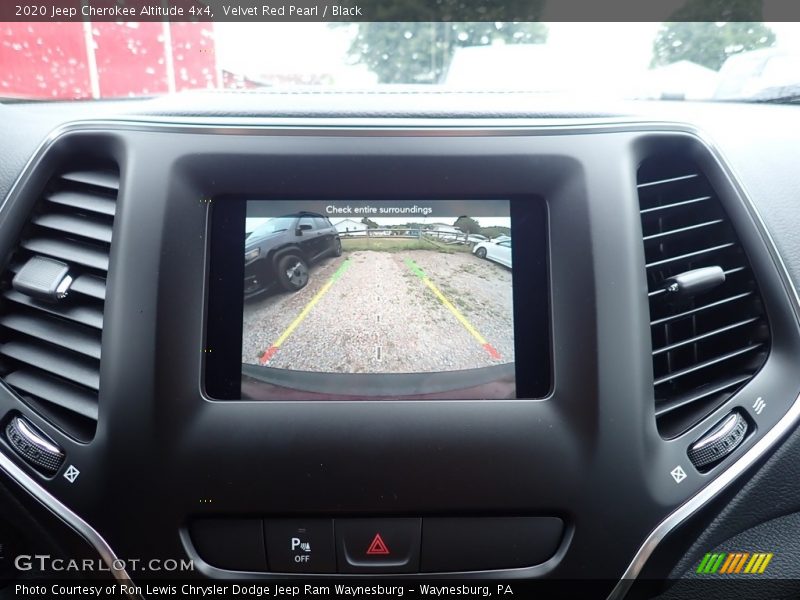 Velvet Red Pearl / Black 2020 Jeep Cherokee Altitude 4x4