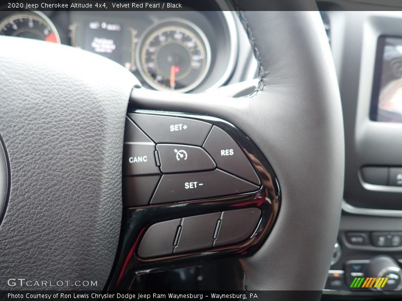 Velvet Red Pearl / Black 2020 Jeep Cherokee Altitude 4x4