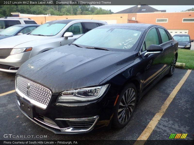 Diamond Black / Thoroughbred Theme 2017 Lincoln MKZ Black Label AWD