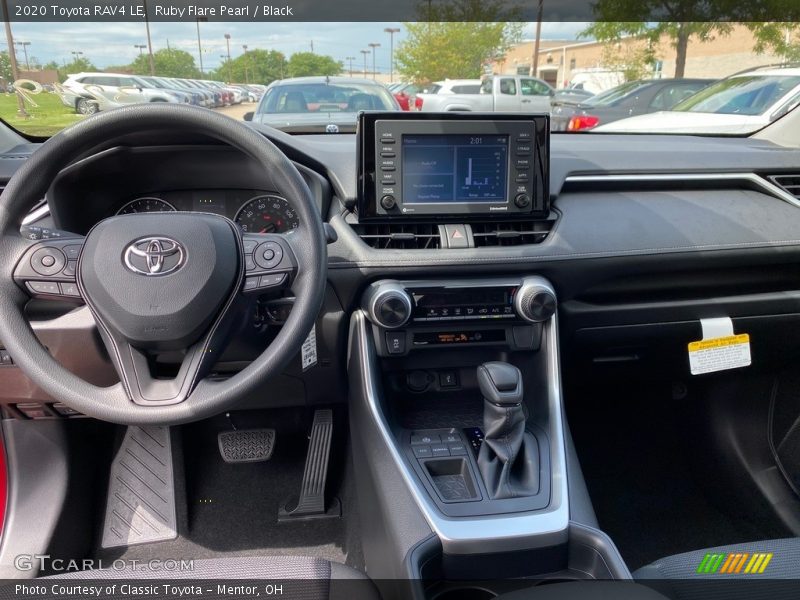 Ruby Flare Pearl / Black 2020 Toyota RAV4 LE