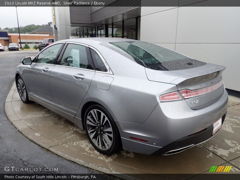 Silver Radiance / Ebony 2020 Lincoln MKZ Reserve AWD