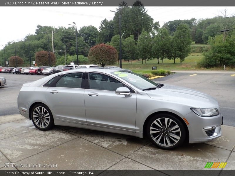 Silver Radiance / Ebony 2020 Lincoln MKZ Reserve AWD