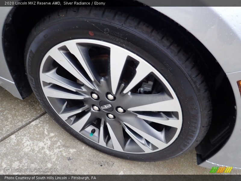 Silver Radiance / Ebony 2020 Lincoln MKZ Reserve AWD