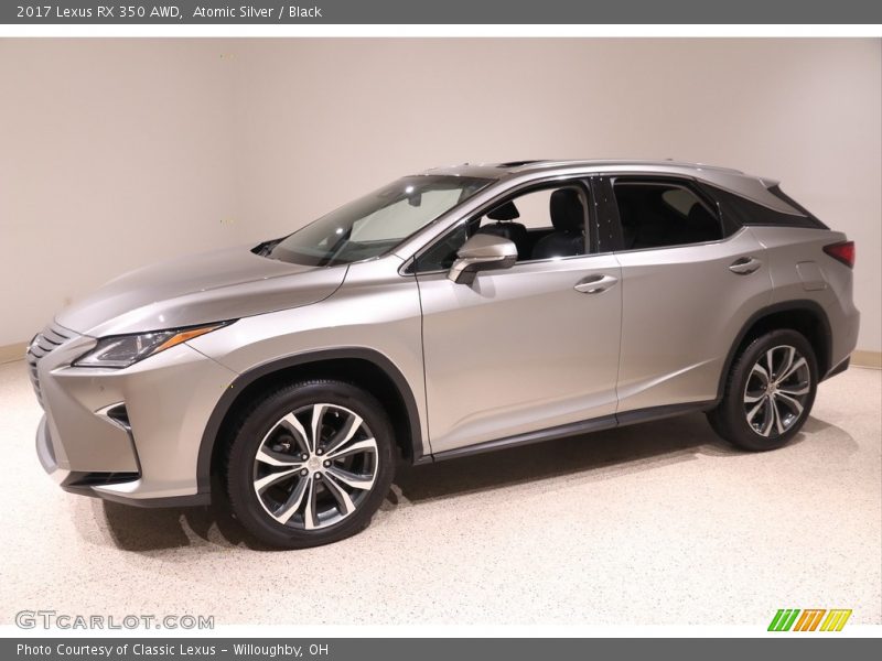 Atomic Silver / Black 2017 Lexus RX 350 AWD