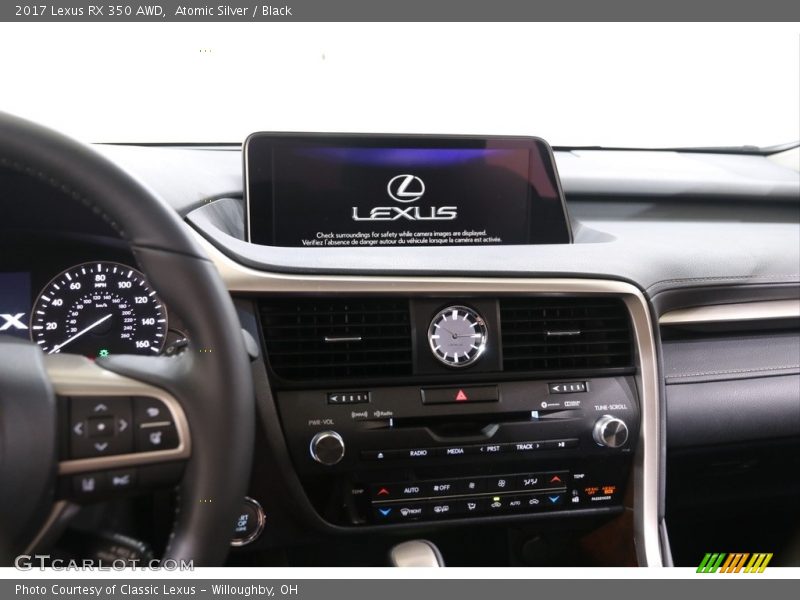 Atomic Silver / Black 2017 Lexus RX 350 AWD