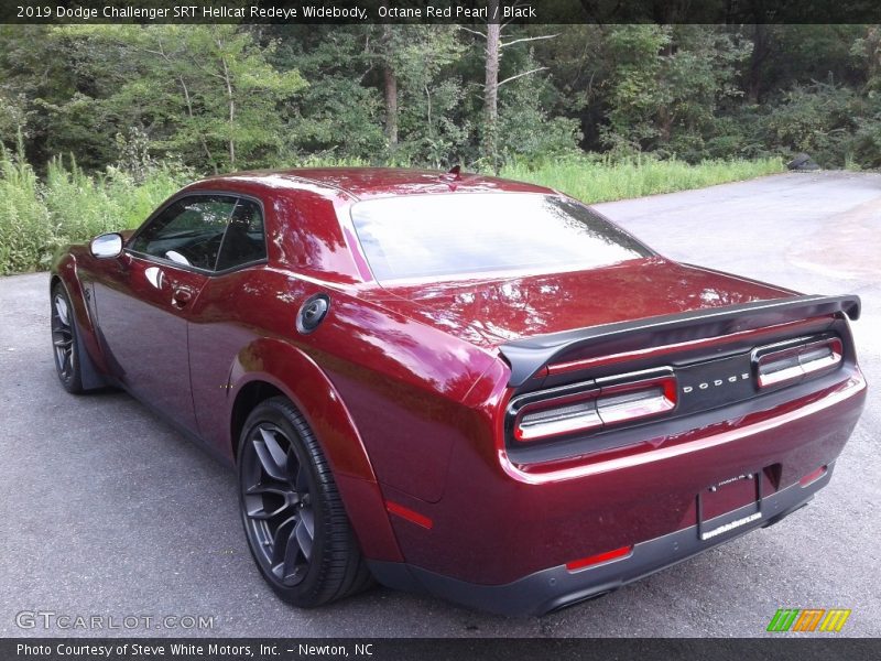Octane Red Pearl / Black 2019 Dodge Challenger SRT Hellcat Redeye Widebody