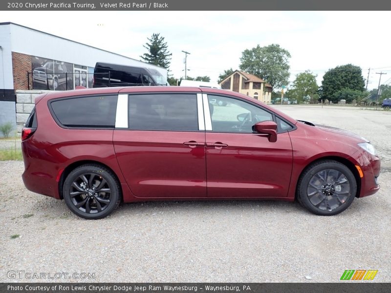 Velvet Red Pearl / Black 2020 Chrysler Pacifica Touring